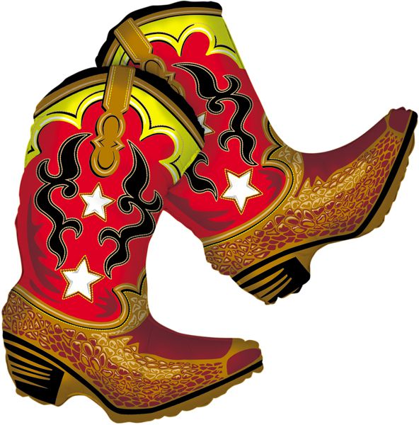 Dancing Boots Foil Balloon 36"