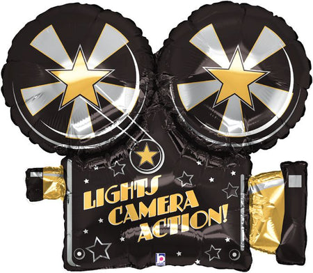 Lights Camera Action Foil Balloon 32