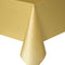 Gold Plastic Tablecloth 1.4m x 2.8m