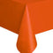 Bittersweet Orange Plastic Tablecloth - 1.4m x 2.8m