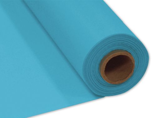Turquoise Plastic Table Roll - 30.5m x 1m