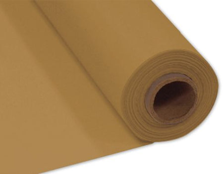 Gold Plastic Table Roll - 30.5m x 1m