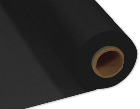 Black Plastic Table Roll - 30.5m x 1m