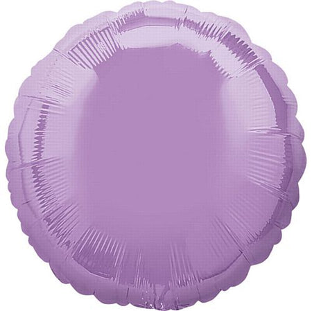 Lavender Round Foil Balloon 18
