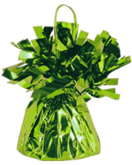 Lime Green Foil Balloon Weight