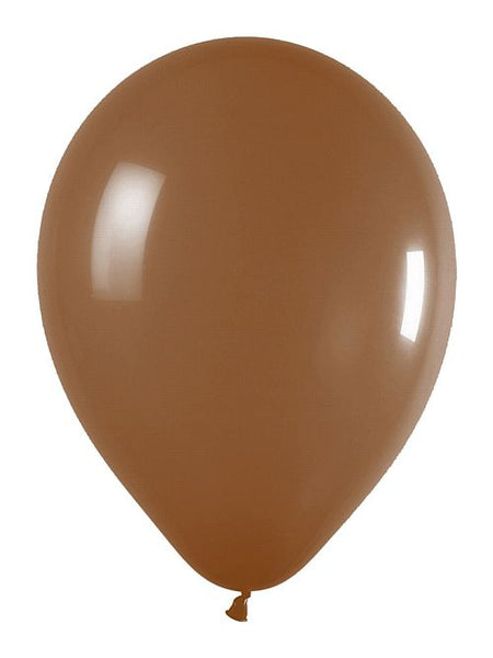 Brown Latex Balloons - 10