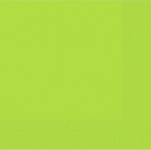 Lime Green Luncheon Napkins - Pack of 50 - 33cm