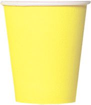 Pale Yellow Cups 266ml (each)