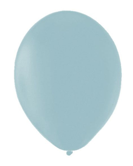 Pale Blue Latex Balloons - 10
