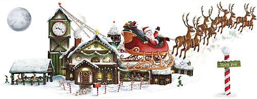 Santa's Sleigh & Workshop Props - 1.57m