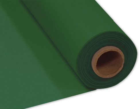 Hunter Green Plastic Table Roll - 30.5m x 1m