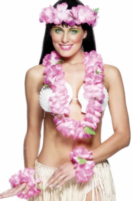 Hawaiian 4 Piece Set - Pink