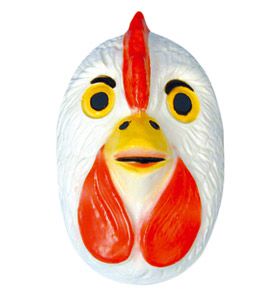 Chicken Mask - Plastic - Child’s