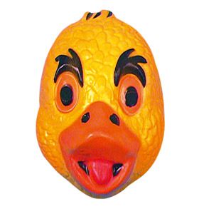 Children's Plastic Duck Mask