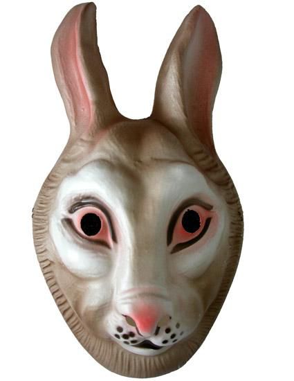 Rabbit Mask - Plastic - Child’s – Party Packs