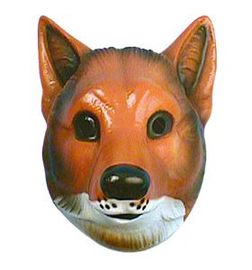 Adult Plastic Fox Mask