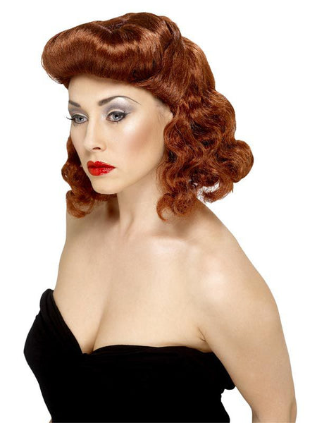 Auburn Pin Up Girl Wig