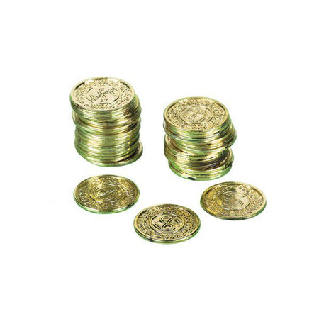 Pirates Treasure Gold Coins - Pack of 70