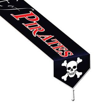 Beware of Pirates Paper Table Runner - 1.83m
