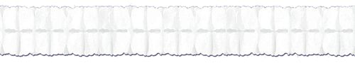 White Tissue Paper Garland - 4m