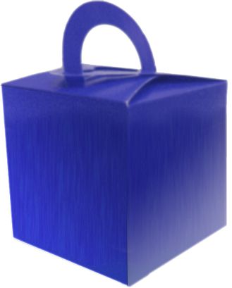 Blue Favour Box - 6.5cm - Each