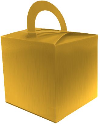 Gold Favour Box - 6.5cm - Each