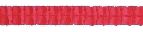 Red Tissue Paper Garland - 4m
