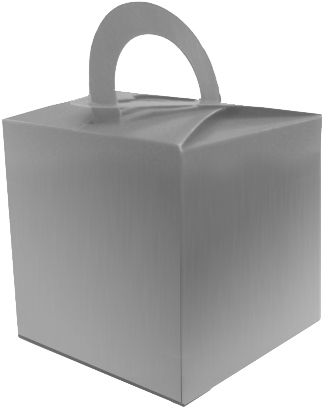 Silver Favour Box - 6.5cm - Each