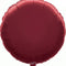 Burgundy Round Foil Balloon - 18