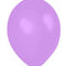 Lavender Metallic Latex Balloons - 12