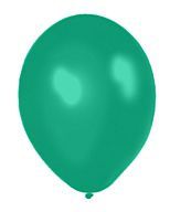 Green Teal Metallic Latex Balloons - 12" - Pack of 50