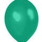 Green Teal Metallic Latex Balloons - 12
