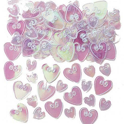 Iridescent Loving Heart Confetti 14g