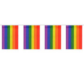 Rainbow Cloth Flag Bunting - 6m