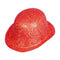 Red Glitter Bowler Hat