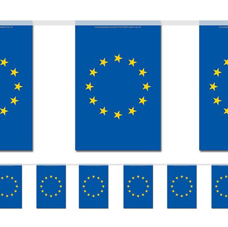 European Union Flag Interior Bunting 2.4m