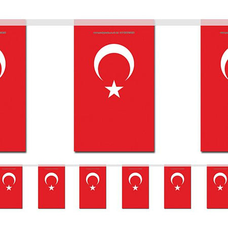 Turkish Flag Bunting - 2.4m