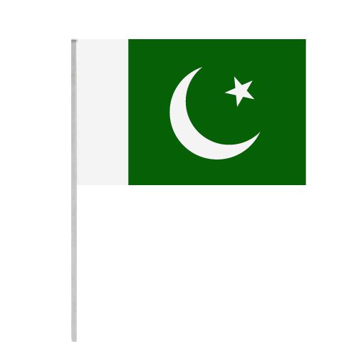 Pakistan Cloth Flag - 18" x 12"