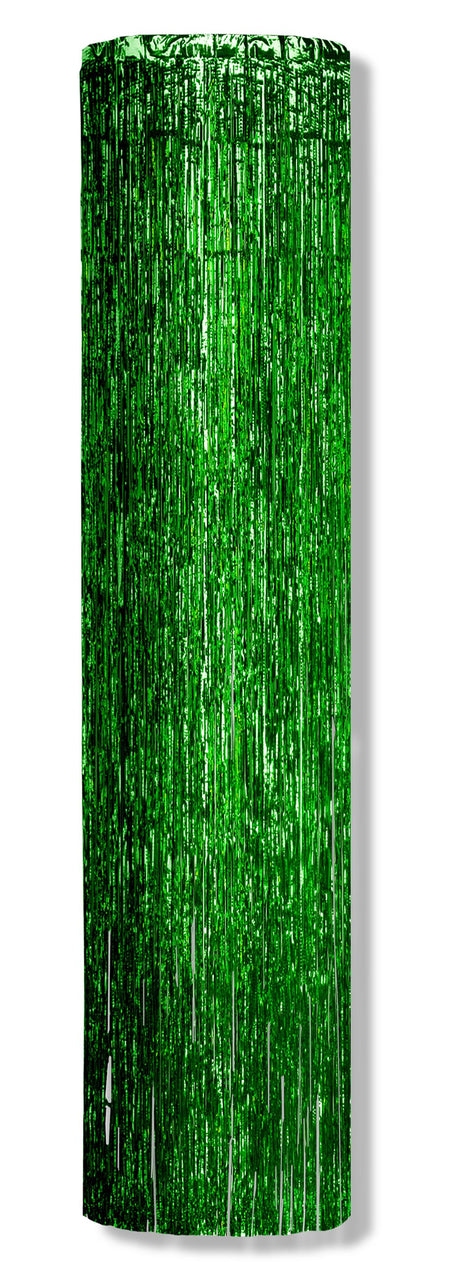 Green Metallic Column - 8ft x 1ft