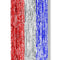 Red, White & Blue Metallic Column 8ft x 1ft