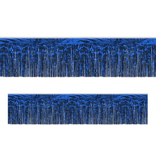 Blue Metallic Fringed Garland - 3m