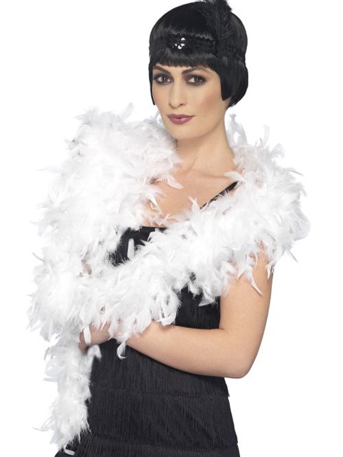 White Feather Boa