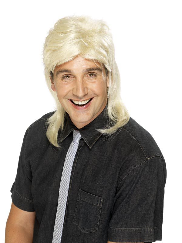 Classic Blonde Mullet Wig