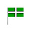 Devon Small Cloth Flag On A Pole - 9