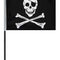 Pirate Small Cloth Flag On A Pole - 9