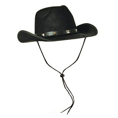 Black Felt Cowboy Hat