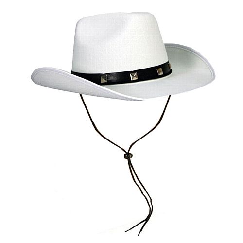 White Felt Cowboy Hat