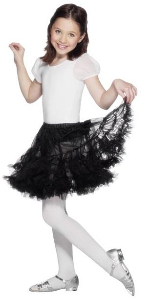 Children's Black Petticoat