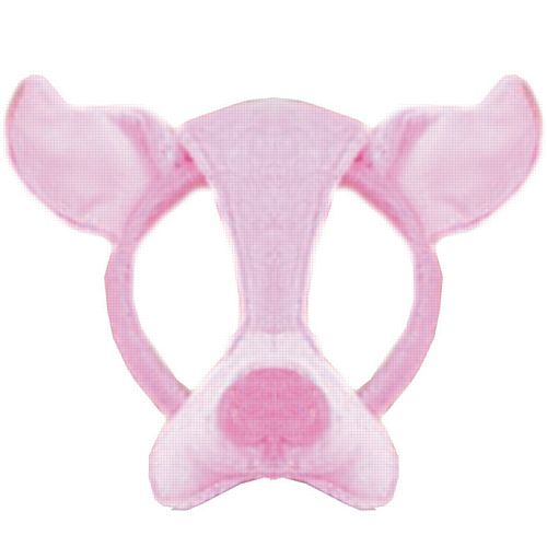 Pig Mask On Headband With Sound