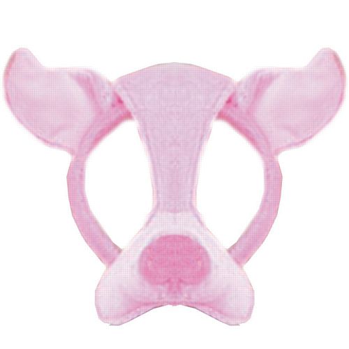 Pig Mask On Headband With Sound
